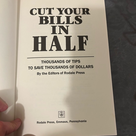Cut Your Bills in Half Book - Picture 2 of 9